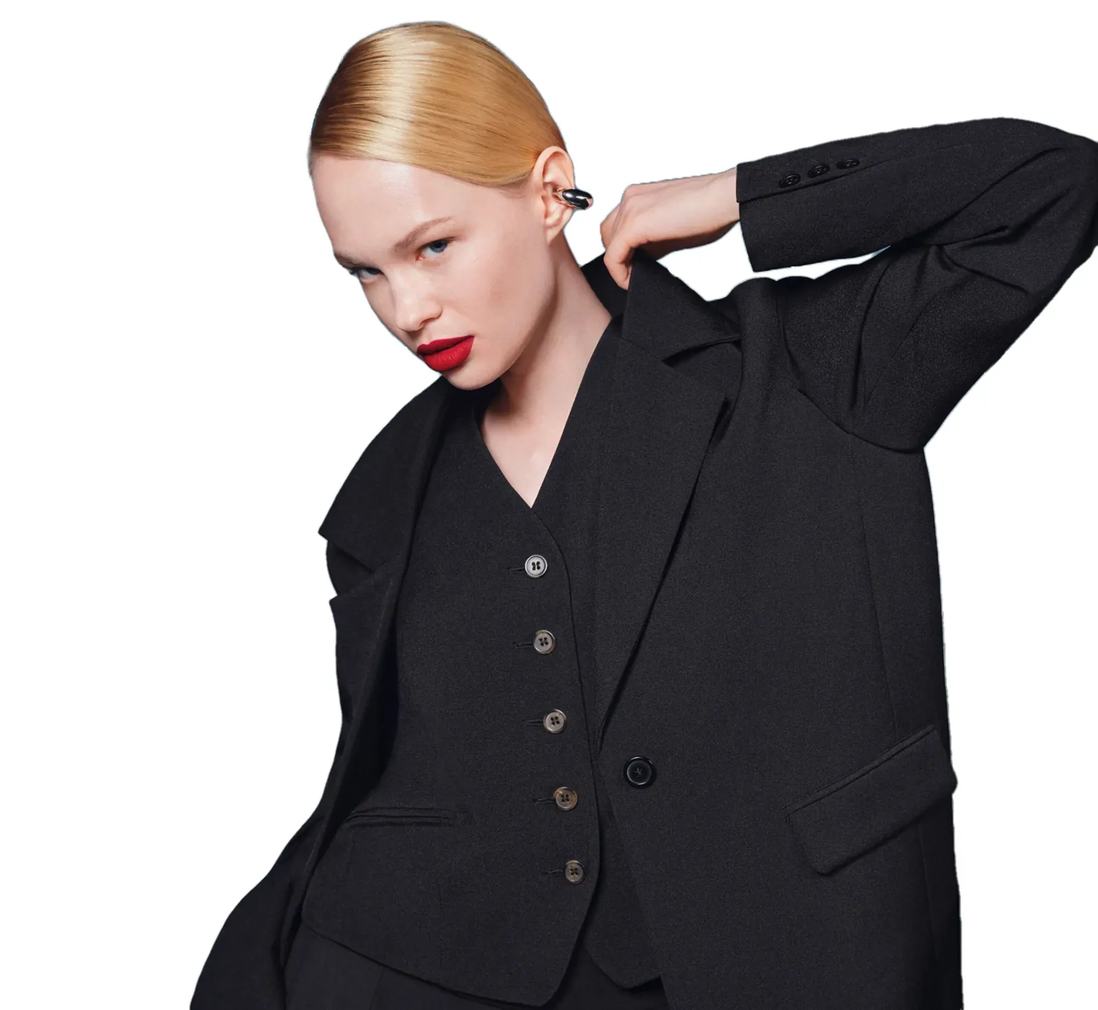 Tailored blazer manufactured by Chico Vina Fashion in Vietnam
